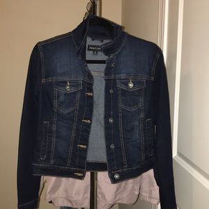Dark Wash Blue Jean Jacket Womens